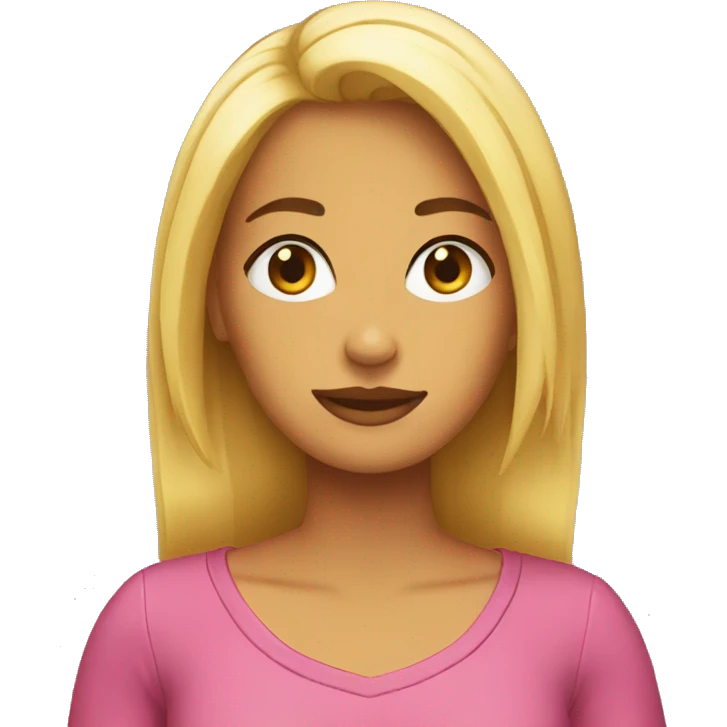 Chica rubia emoji