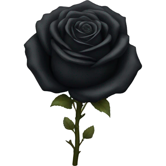 Black roses emoji