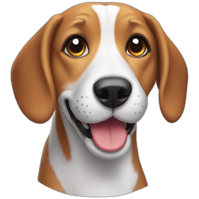 smiling beagle emoji