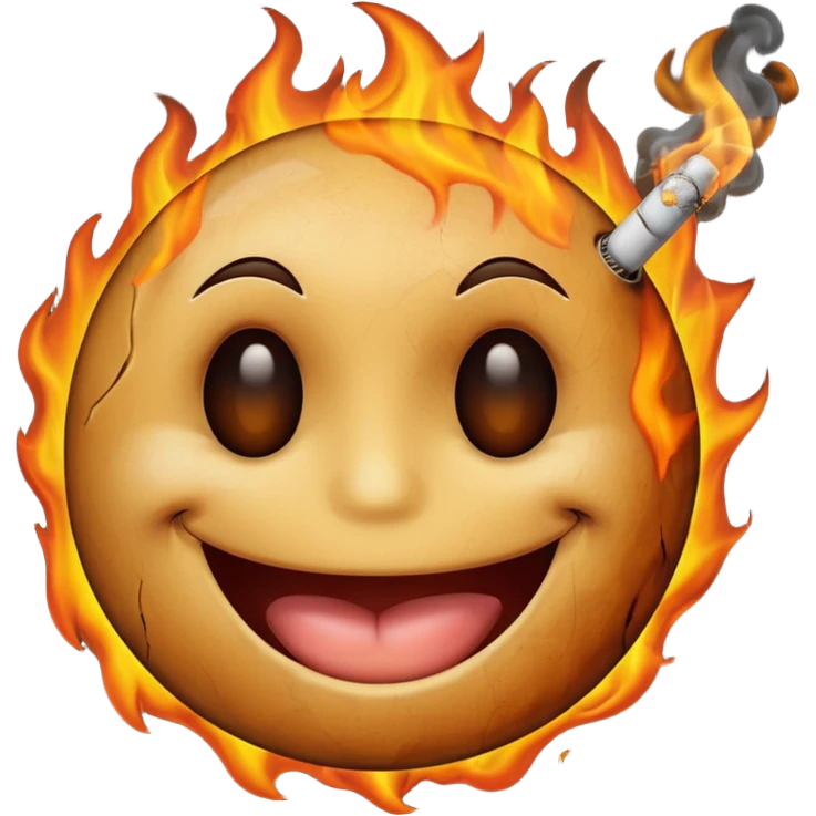 Smiley électrocution emoji