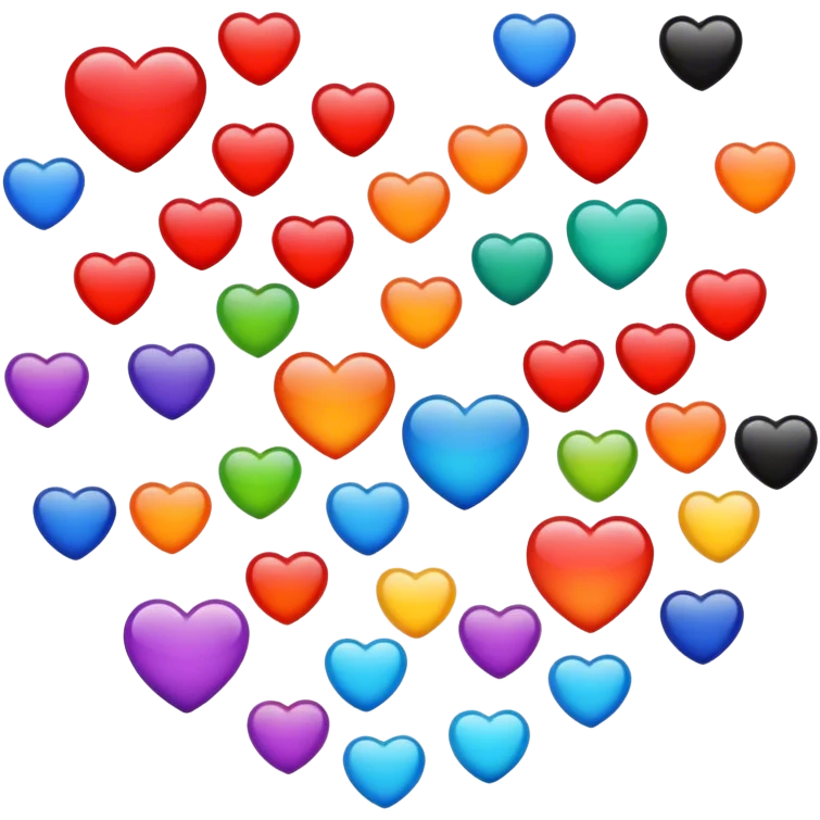 ❤🧡💛💚💙💜🤎🖤🤍 emoji