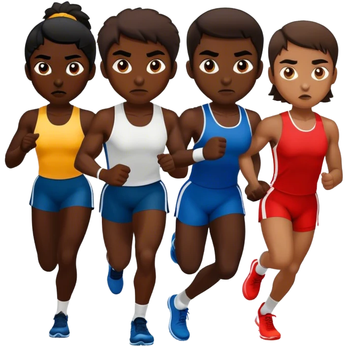 Fierce competition  emoji