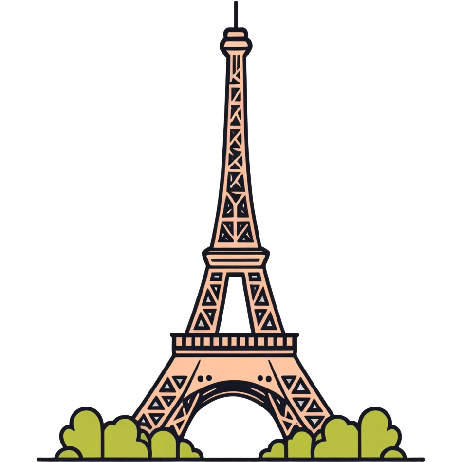Pic of me in front of Eiffel Tower  emoji