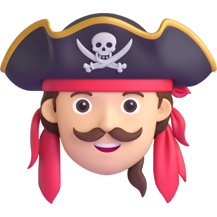 pirate hat emoji