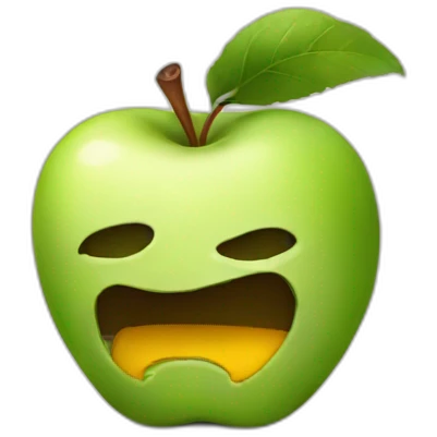 bited-apple emoji