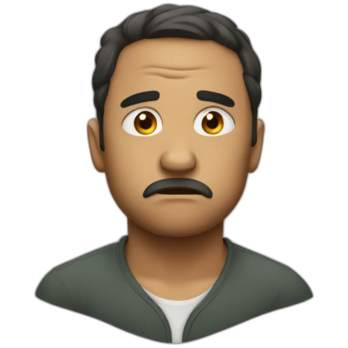 Disappointed emoji