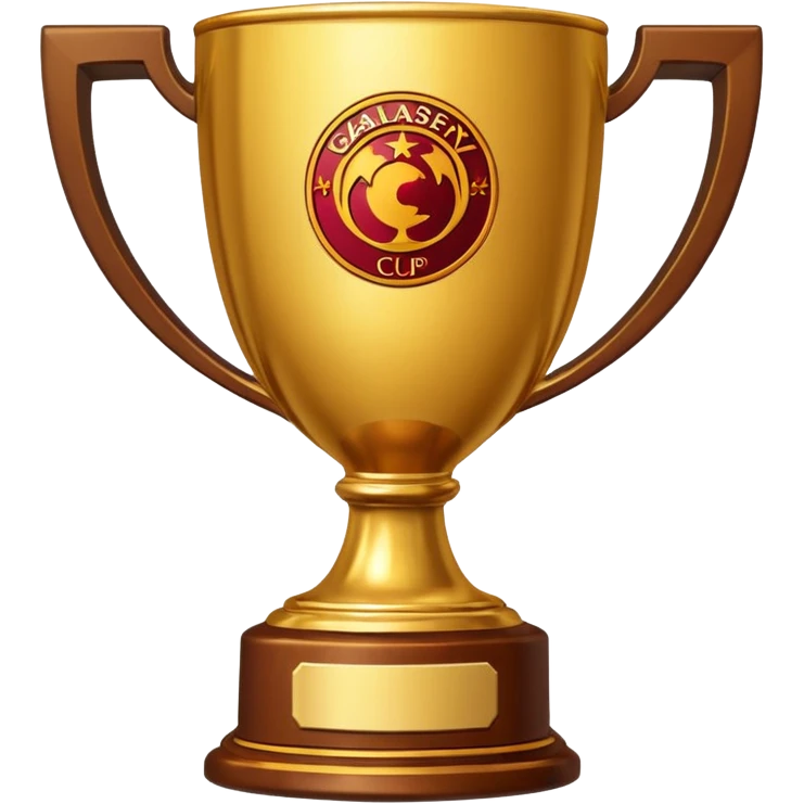 Galatasaray ın aldıgı uefa kupası emoji