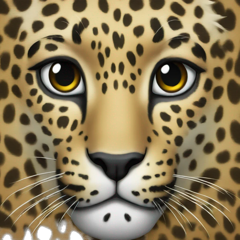 Leopard heart  emoji