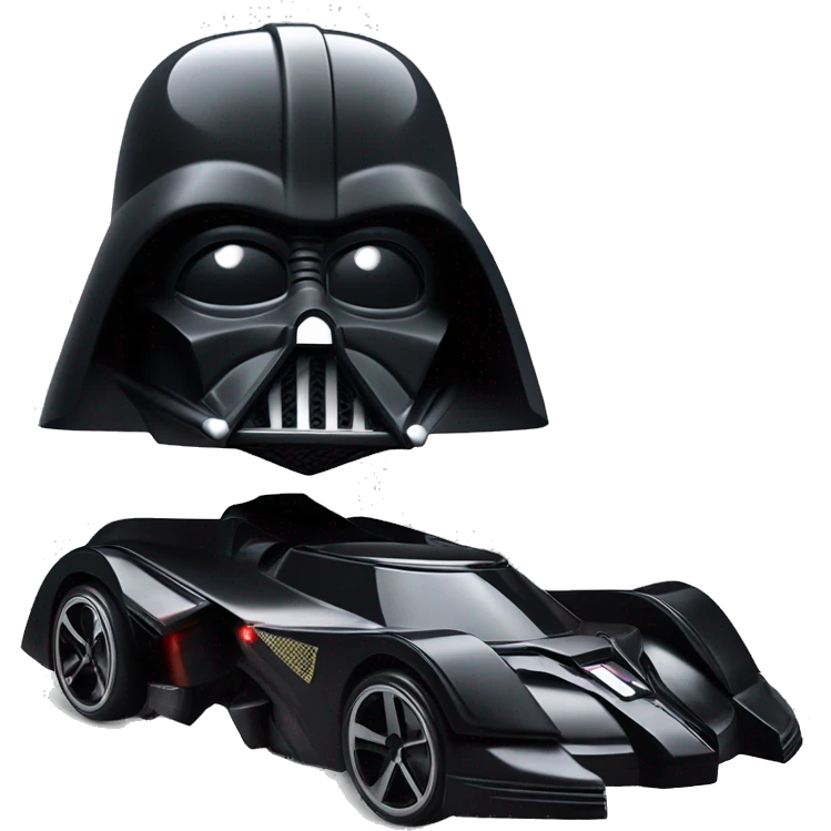 Darth Vader themed sporty Batman rc car  emoji