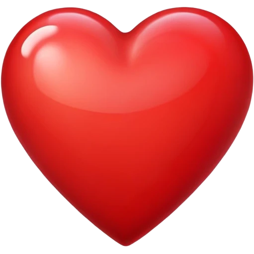 red heart emoji
