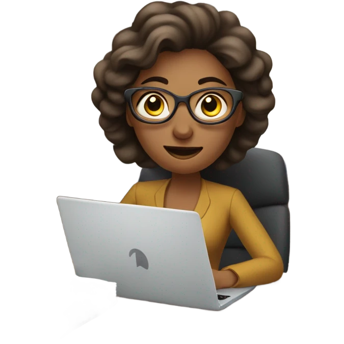 a woman working emoji