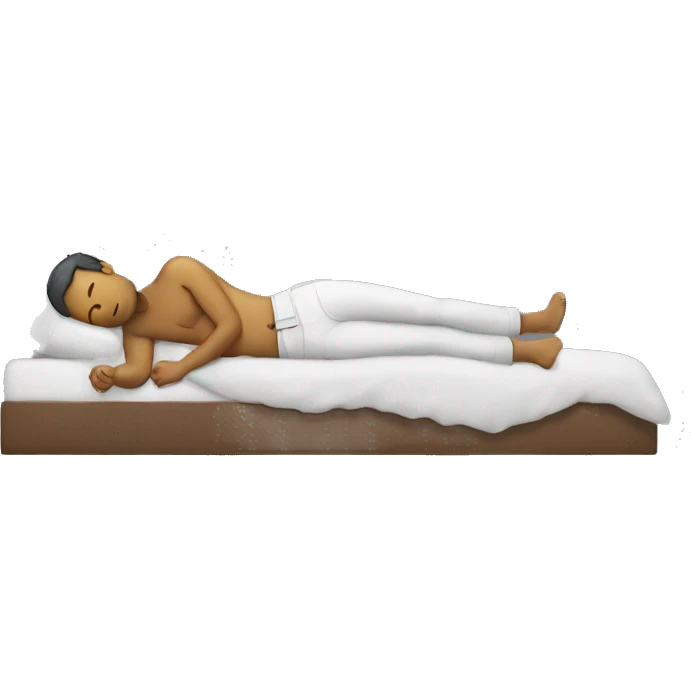 Man sleeping full body emoji