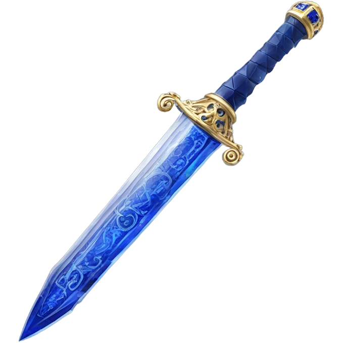Sapphire sword emoji