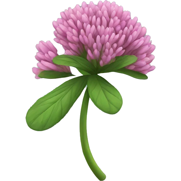 make a red clover emoji