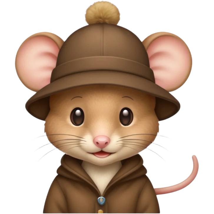 mouse in hat emoji