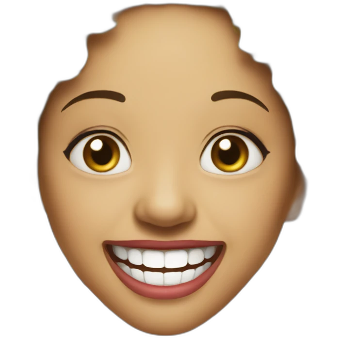 Megawati smile emoji