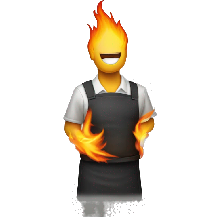 server on fire emoji