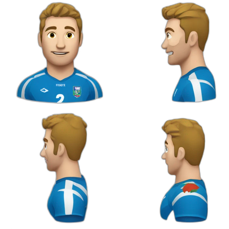 un joueur de rugby emoji