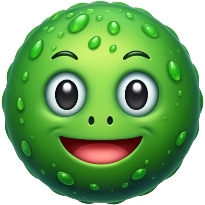 typical green germs emoji  emoji