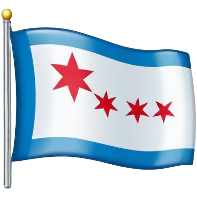 Chicago flag emoji