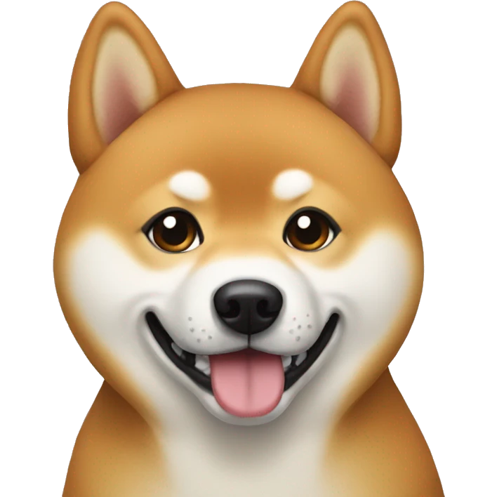 a shiba dog with drooping eyebrows emoji