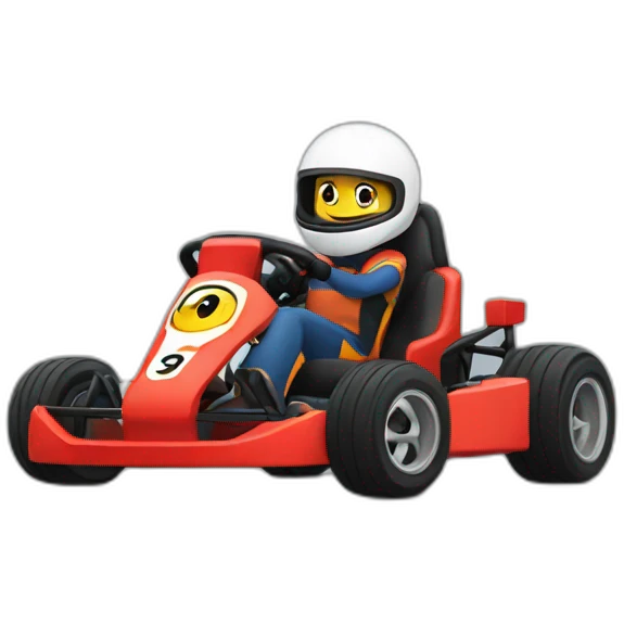Go kart emoji