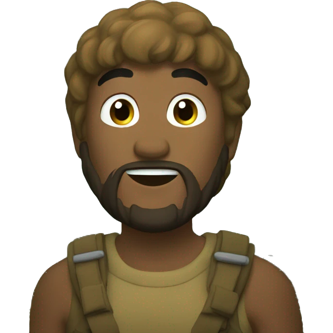 Tarzen in forest emoji