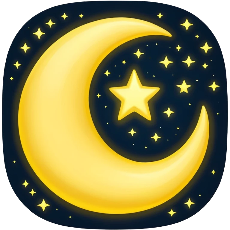 Crescent moon emoji