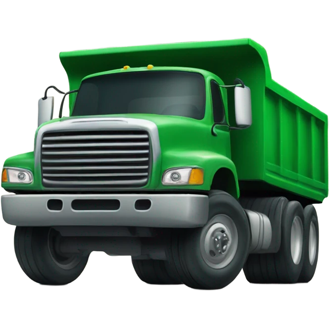 Green truck  emoji