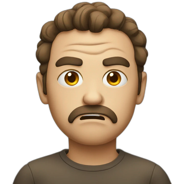 Grumpy  emoji