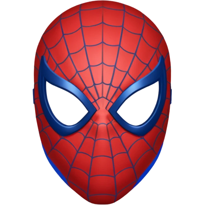 Spiderman face emoji