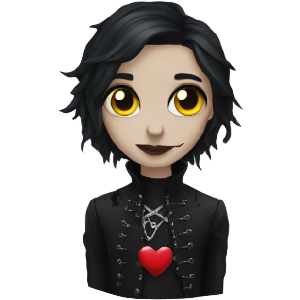 Goth love  emoji