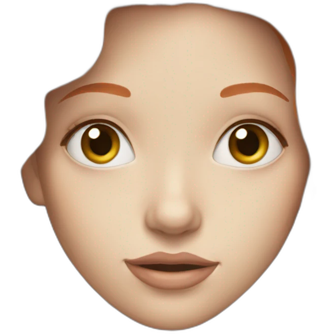 pale face redhead girl emoji