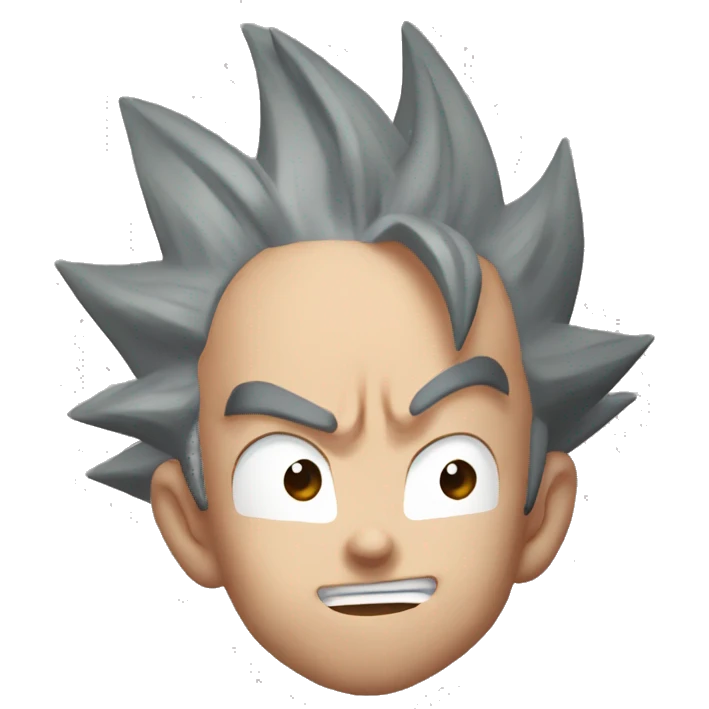 Goku mewing emoji