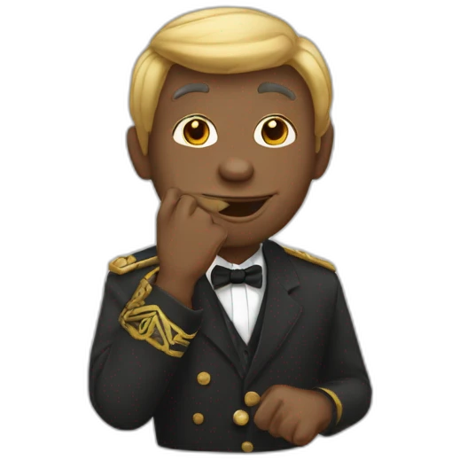 Singe qui fait un doigt d’honneur emoji
