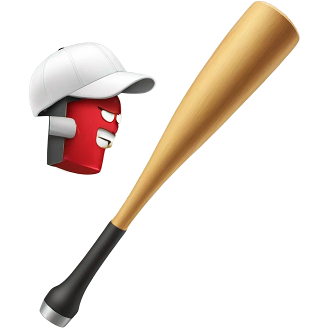 Baseball bat hitting smoke alarm emoji