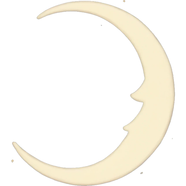 crescent moon in a starry sky  emoji