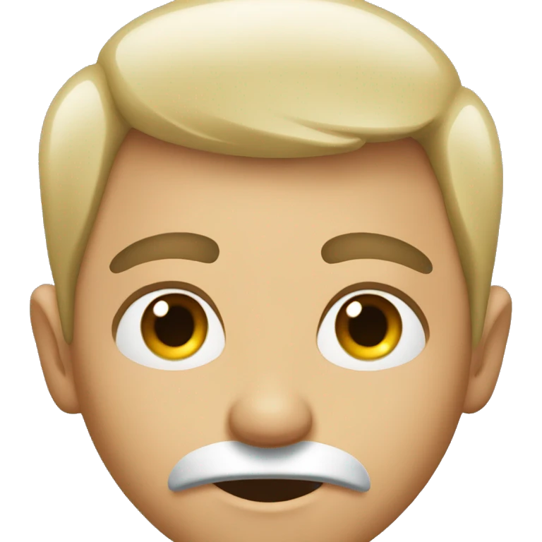 Weirded out one eyebrow raised  emoji