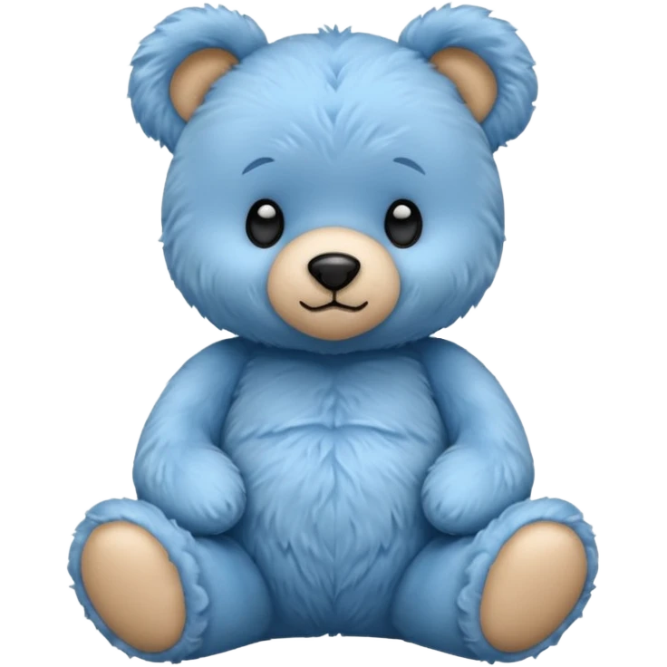Blue Teddy in different pose emoji