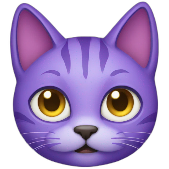 purple cat emoji