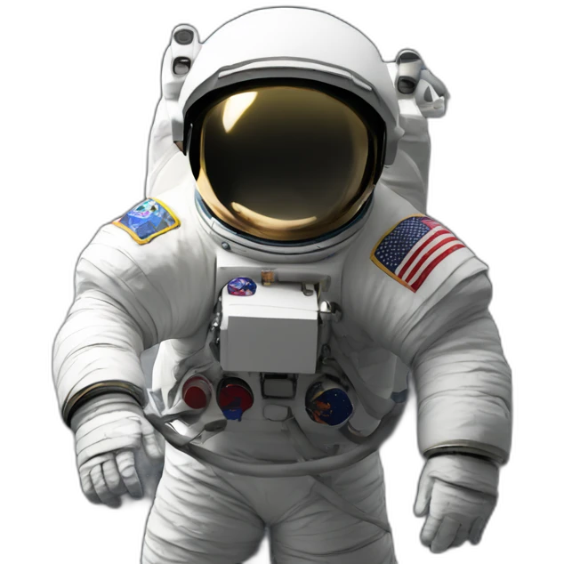 Astronaut on moon emoji