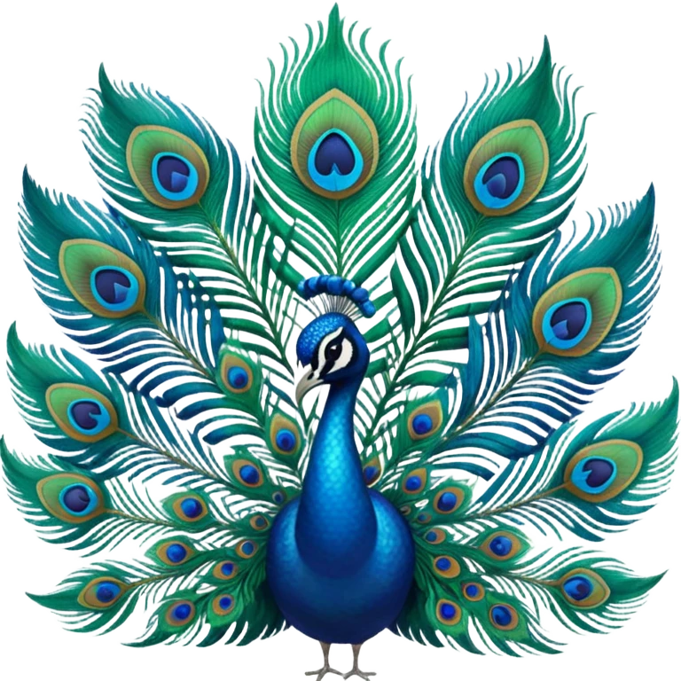 Peakcock feathers emoji