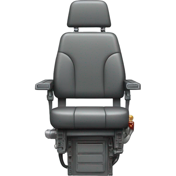 ejector seat facing directly forward emoji
