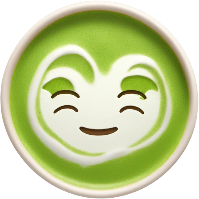 Matcha latte  emoji
