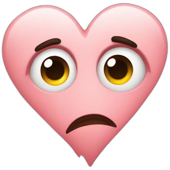 Broken heart emoji