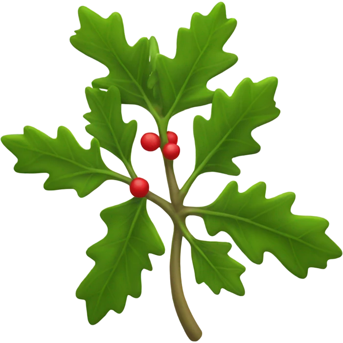 mistletoe emoji
