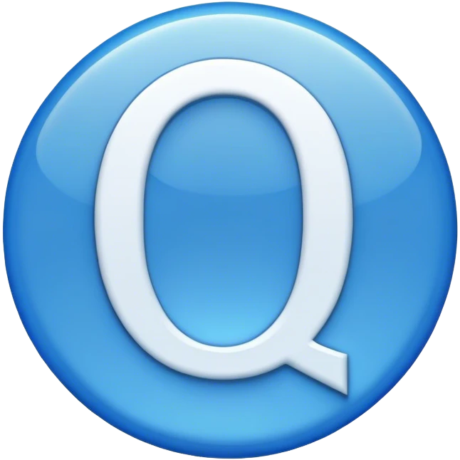 Blue circle with O emoji