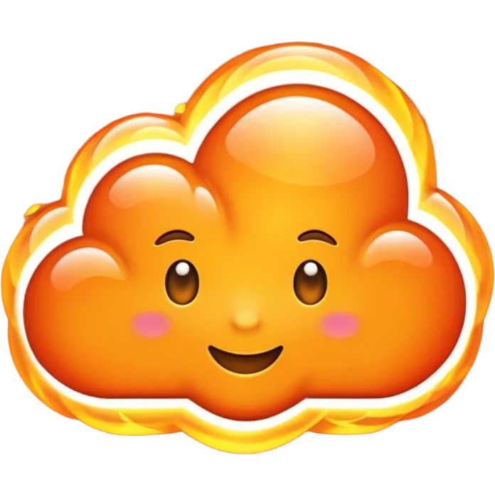 Super hot heat emoji