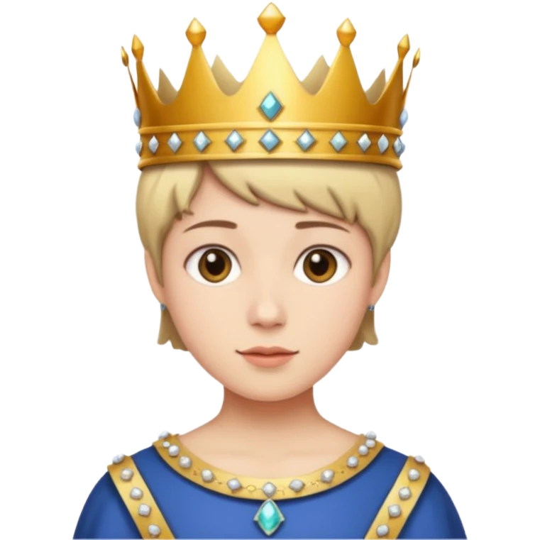 short hair royal emoji