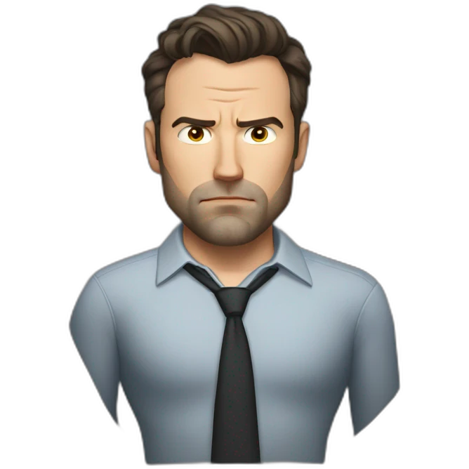 Ben Affleck serious emoji